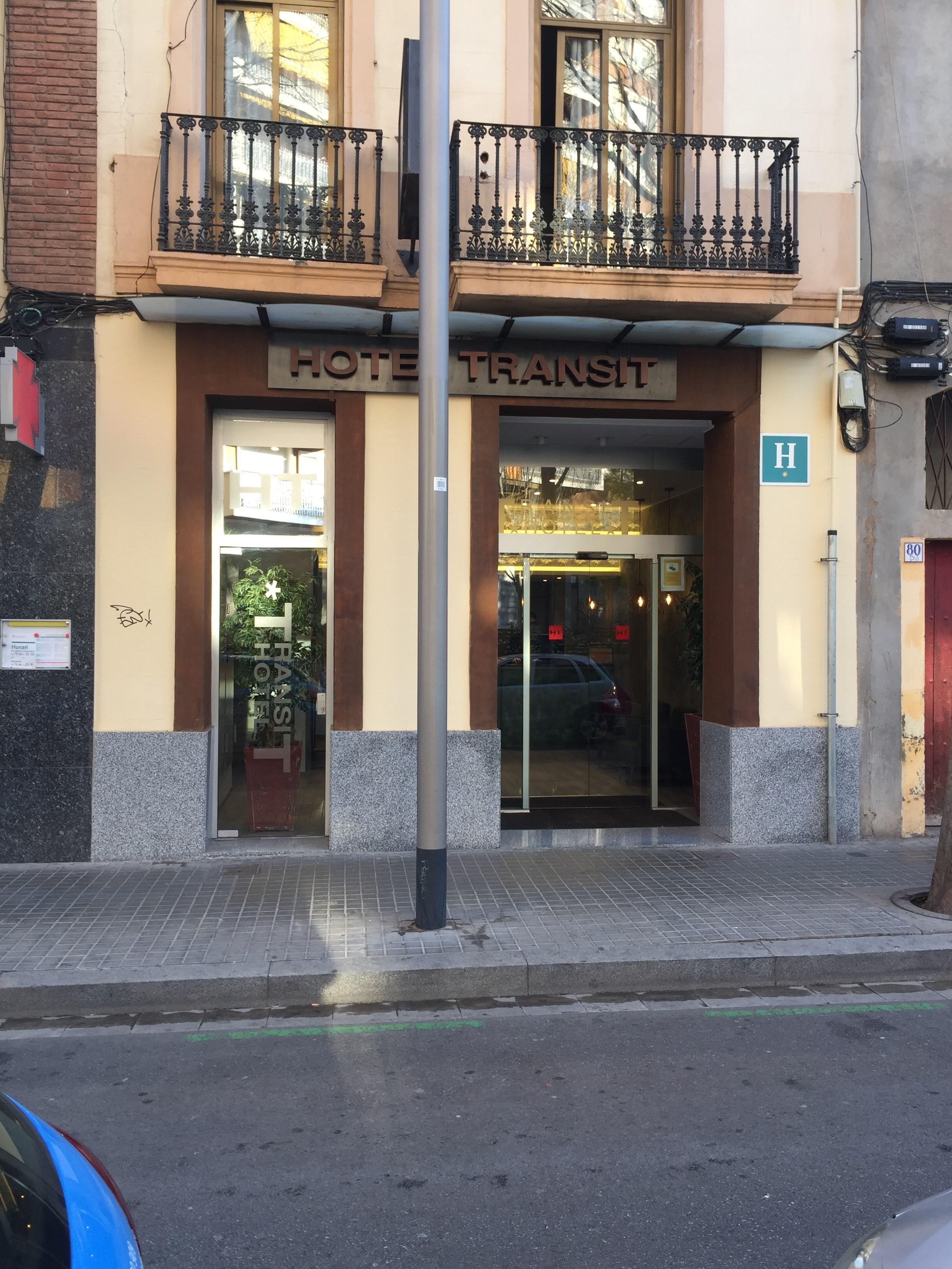 Hotel Transit Barcelona Bagian luar foto